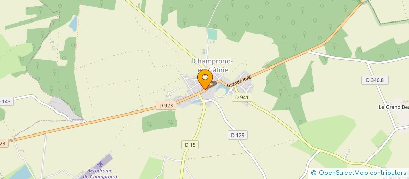 localisation de l'entreprise MADAME LAURA DEPIERRE à CHAMPROND-EN-GATINE