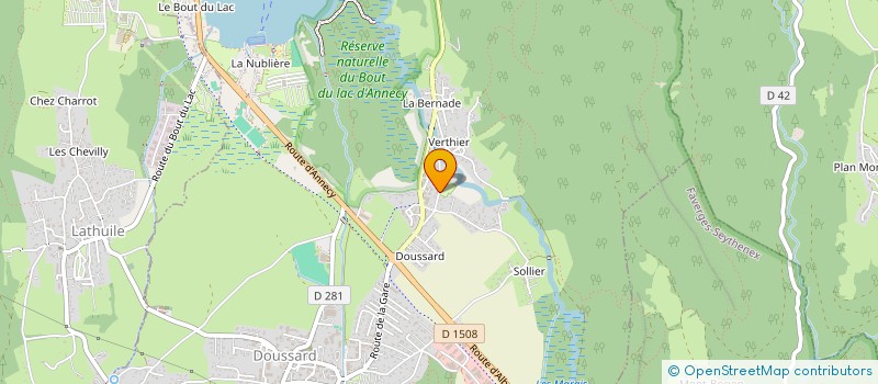 localisation de l'entreprise MADAME LAURA DEPIERRE  DOUSSARD