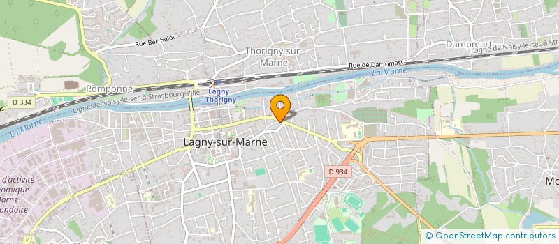 localisation de l'entreprise MADAME LAURA DESCOUENS  LAGNY-SUR-MARNE