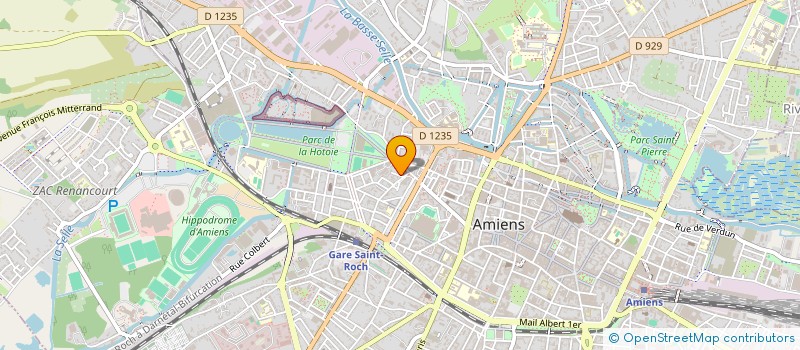 localisation de l'entreprise MADAME LAURA DESMAZURES à AMIENS