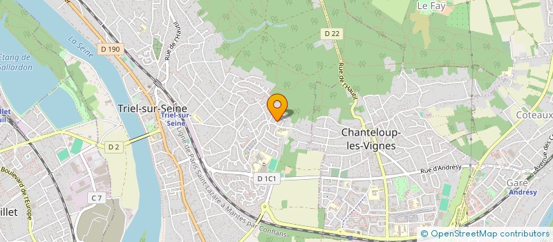 localisation de l'entreprise MADAME LAURA DESOS  TRIEL-SUR-SEINE