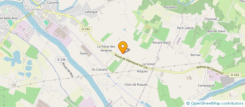 localisation de l'entreprise MADAME LAURA DESPLAT  CASSENEUIL