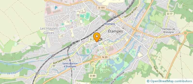 localisation de l'entreprise MADAME LAURA DESPRES  ETAMPES