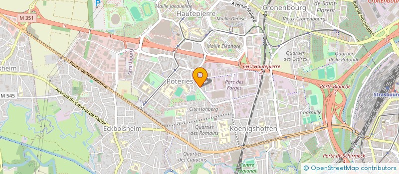 localisation de l'entreprise MADAME LAURA DEVILLIERS à STRASBOURG