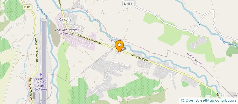 localisation de l'entreprise MADAME LAURA DI BARTOLOMEO  CALENZANA