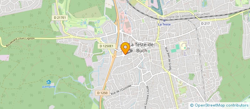 localisation de l'entreprise MADAME LAURA DI NOTO à LA TESTE-DE-BUCH