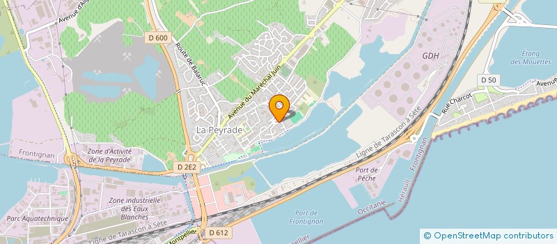 localisation de l'entreprise MADAME LAURA DI-TUCCI à FRONTIGNAN