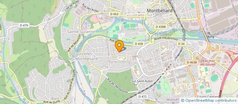 localisation de l'entreprise MADAME LAURA DIAS RAMALHO à MONTBELIARD