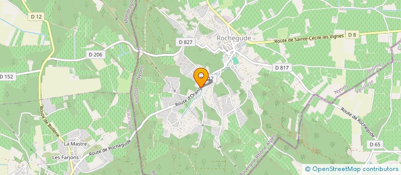 localisation de l'entreprise MADAME LAURA DIAZ  ROCHEGUDE