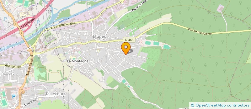 localisation de l'entreprise MADAME LAURA DICEMBRE  ETUPES