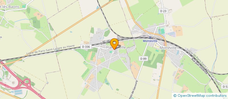 localisation de l'entreprise MADAME LAURA DIEU  FLAMANVILLE