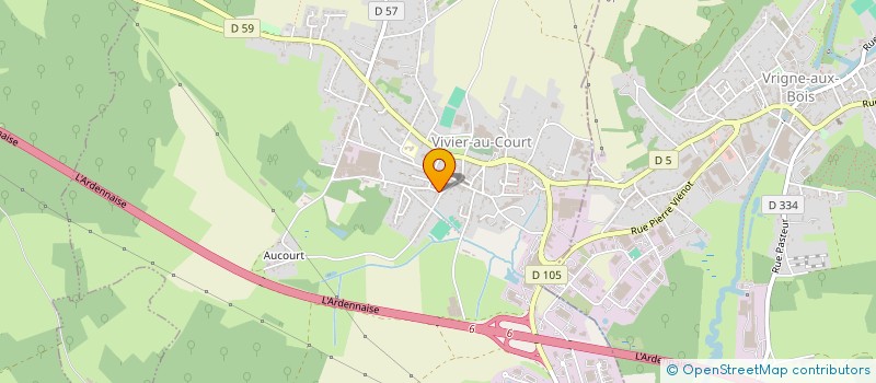 localisation de l'entreprise MADAME LAURA DIEU  VIVIER-AU-COURT
