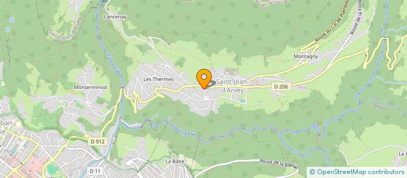 localisation de l'entreprise MADAME LAURA DIEUDONNE  SAINT-JEAN-D'ARVEY