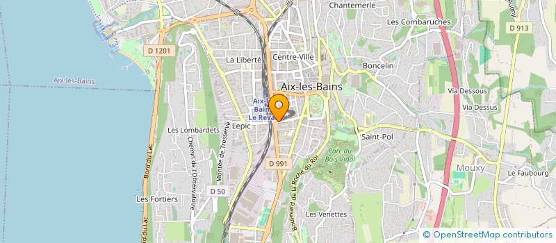 localisation de l'entreprise MADAME LAURA DIMANCHE  AIX-LES-BAINS