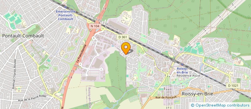 localisation de l'entreprise MADAME LAURA DINANE  ROISSY-EN-BRIE