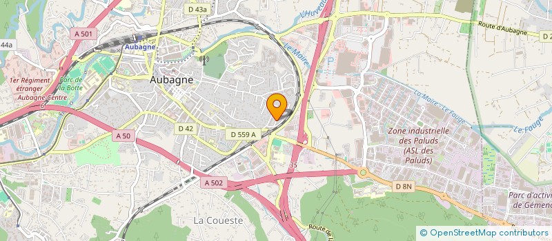 localisation de l'entreprise MADAME LAURA DIZOS à AUBAGNE