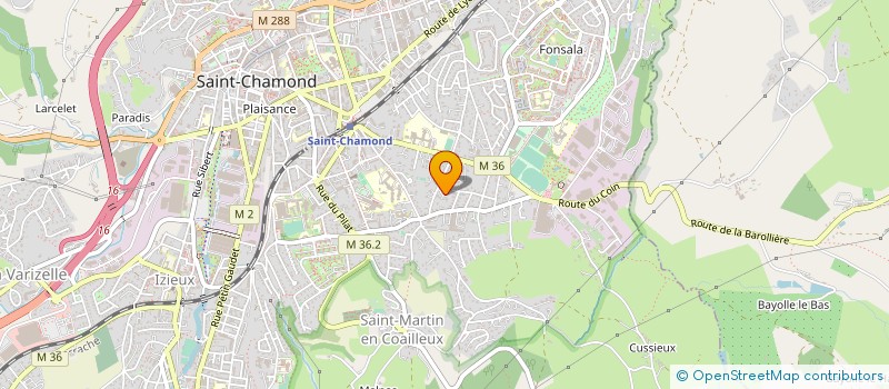 localisation de l'entreprise MADAME LAURA DJABOURIAN  SAINT-CHAMOND