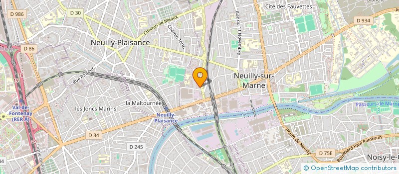 localisation de l'entreprise MADAME LAURA DJARIAN à NEUILLY-SUR-MARNE