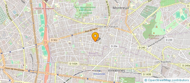 localisation de l'entreprise MADAME LAURA DJORDJEVIC à MONTREUIL