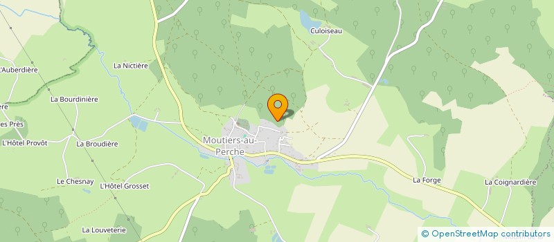 localisation de l'entreprise MADAME LAURA DOLLION à MOUTIERS-AU-PERCHE