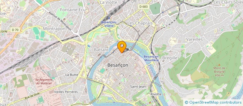 localisation de l'entreprise MADAME LAURA DOMARTIN à BESANCON