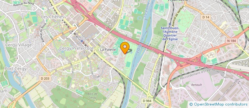 localisation de l'entreprise MADAME LAURA DONCE  PONTOISE