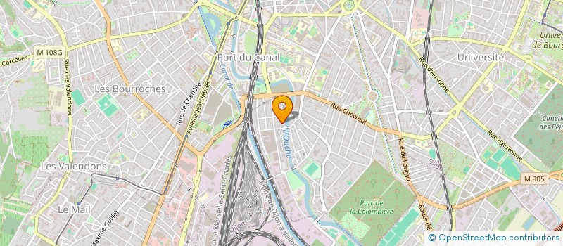 localisation de l'entreprise MADAME LAURA DONZEL  DIJON