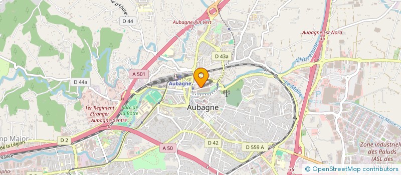 localisation de l'entreprise MADAME LAURA DORLAC à AUBAGNE