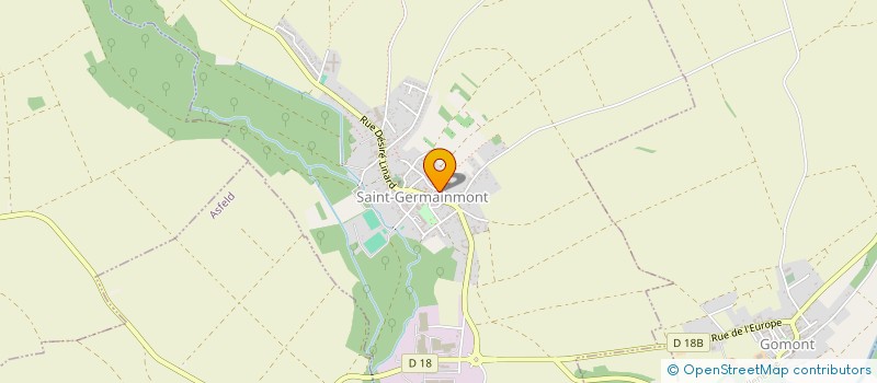 localisation de l'entreprise MADAME LAURA DORSINFANG  SAINT-GERMAINMONT