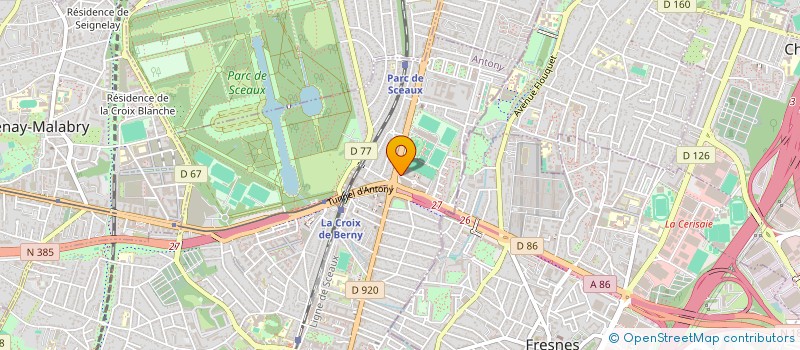 localisation de l'entreprise MADAME LAURA DRACA à ANTONY