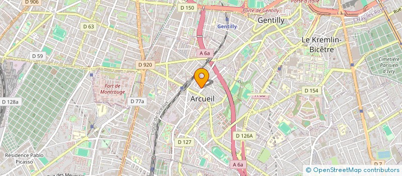 localisation de l'entreprise MADAME LAURA DRAGAN  ARCUEIL