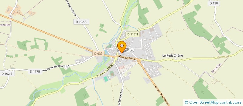 localisation de l'entreprise MADAME LAURA DROUAULT à BREZOLLES
