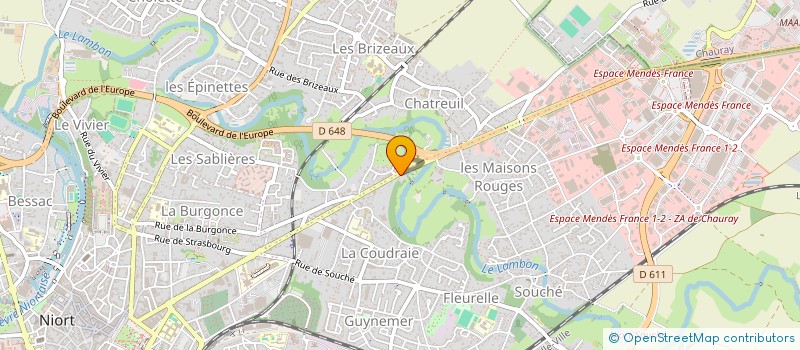 localisation de l'entreprise MADAME LAURA DROUET  NIORT