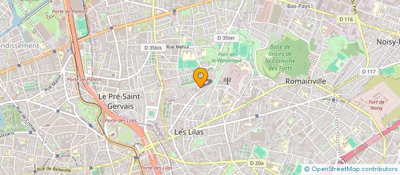 localisation de l'entreprise MADAME LAURA DROUIN  PANTIN