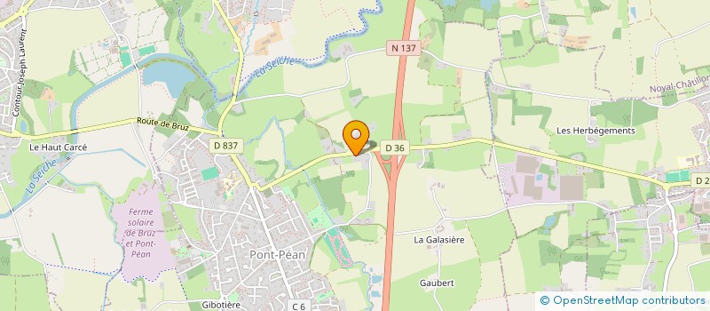 localisation de l'entreprise MADAME LAURA DUBOIS  PONT-PEAN