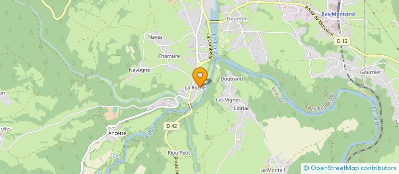 localisation de l'entreprise MADAME LAURA DUBOIS  BAS-EN-BASSET