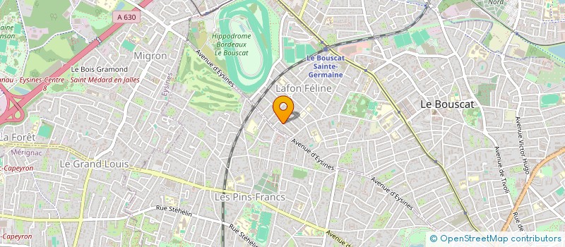 localisation de l'entreprise MADAME LAURA DUBOIS  LE BOUSCAT