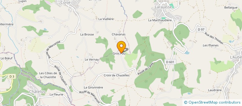 localisation de l'entreprise MADAME LAURA DUBUIS à LARAJASSE