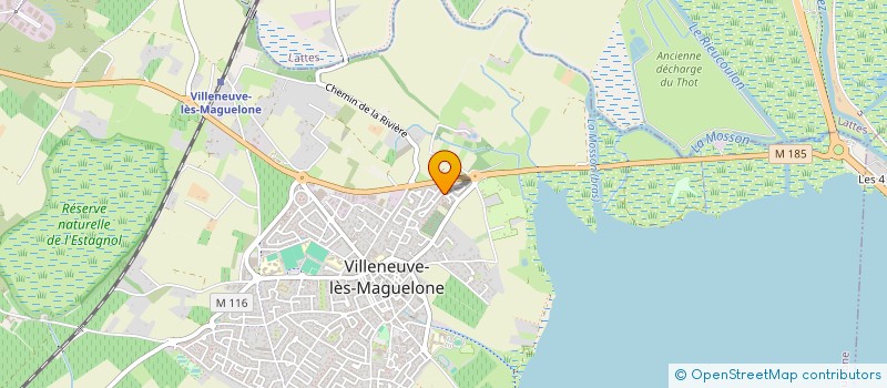 localisation de l'entreprise MADAME LAURA DUCROS  VILLENEUVE-LES-MAGUELONE