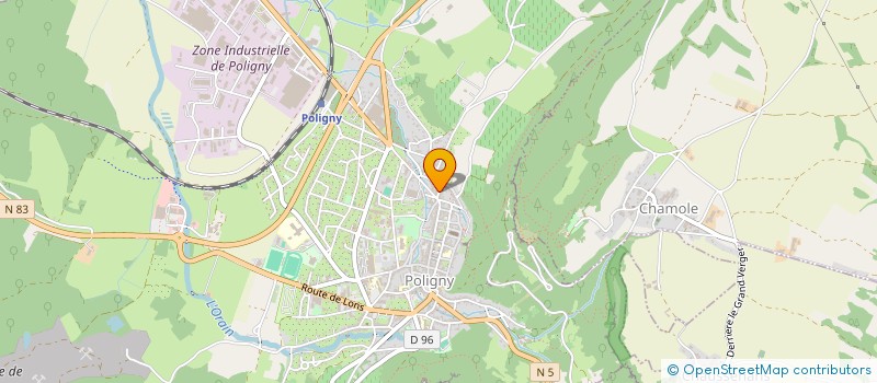 localisation de l'entreprise MADAME LAURA DUFOUR à POLIGNY