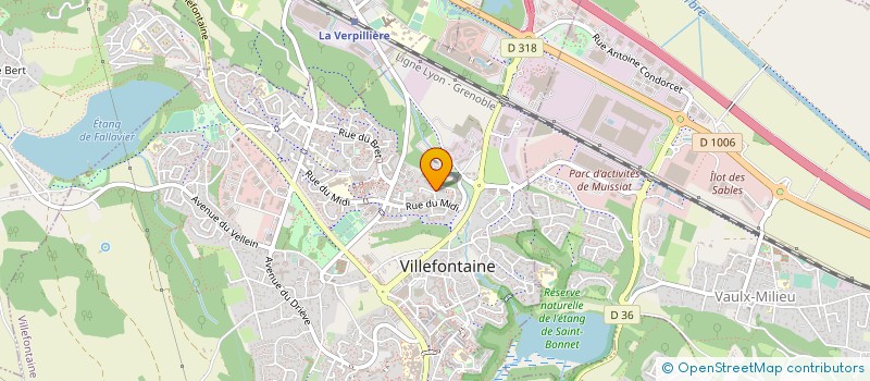 localisation de l'entreprise MADAME LAURA DUMAS  VILLEFONTAINE