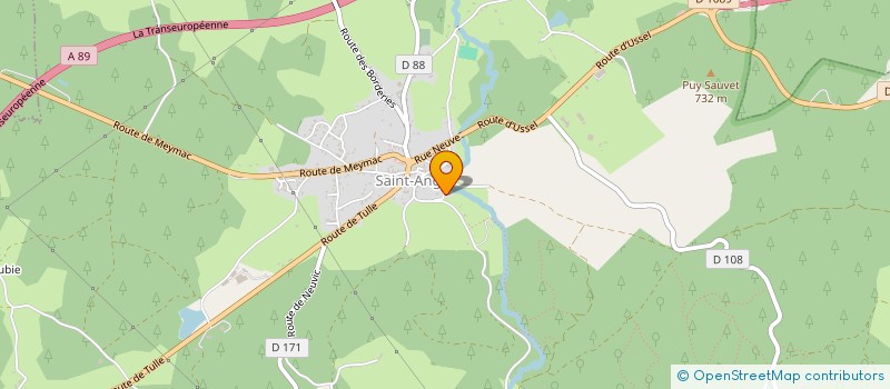 localisation de l'entreprise MADAME LAURA DUMAS  SAINT-ANGEL