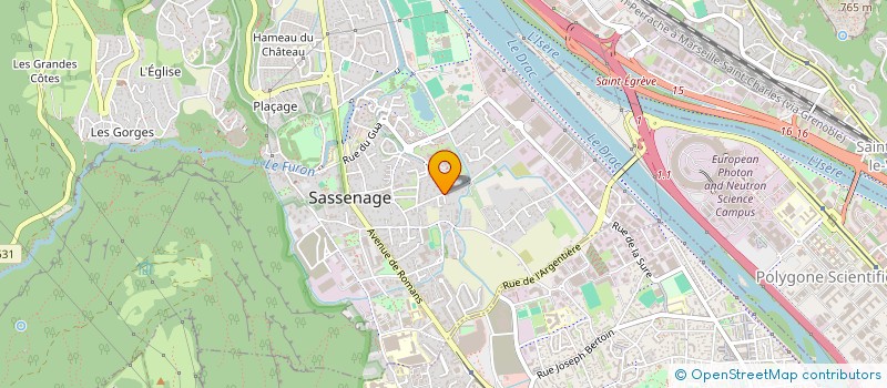 localisation de l'entreprise MADAME LAURA DUMOULIN  SASSENAGE