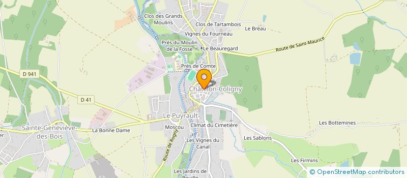 localisation de l'entreprise MADAME LAURA DUPONT  CHATILLON-COLIGNY