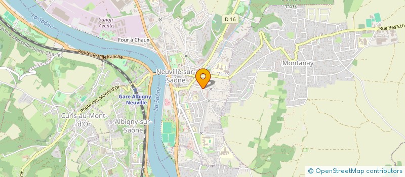 localisation de l'entreprise MADAME LAURA DUPONTEIL  NEUVILLE-SUR-SAONE