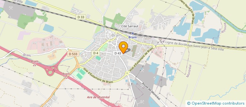 localisation de l'entreprise MADAME LAURA DUPRE  BRAM