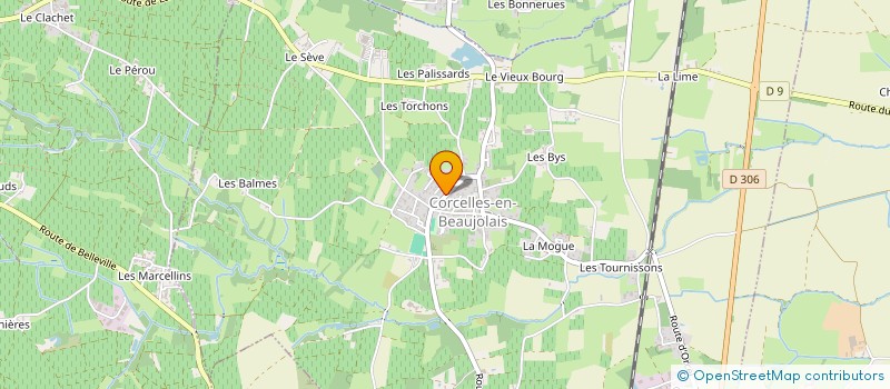 localisation de l'entreprise MADAME LAURA DURAND  CORCELLES-EN-BEAUJOLAIS
