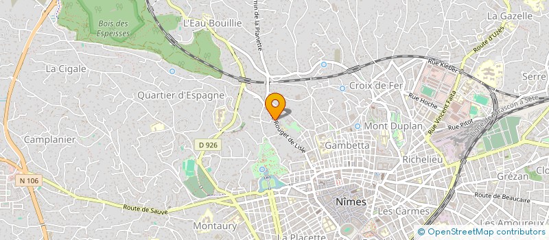 localisation de l'entreprise MADAME LAURA DURASTANTI  NIMES