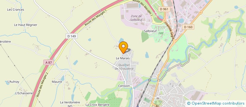 localisation de l'entreprise MADAME LAURA DURET  CHEMILLE-EN-ANJOU