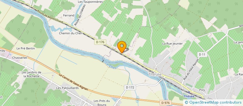 localisation de l'entreprise MADAME LAURA DUROCHER  NOYERS-SUR-CHER